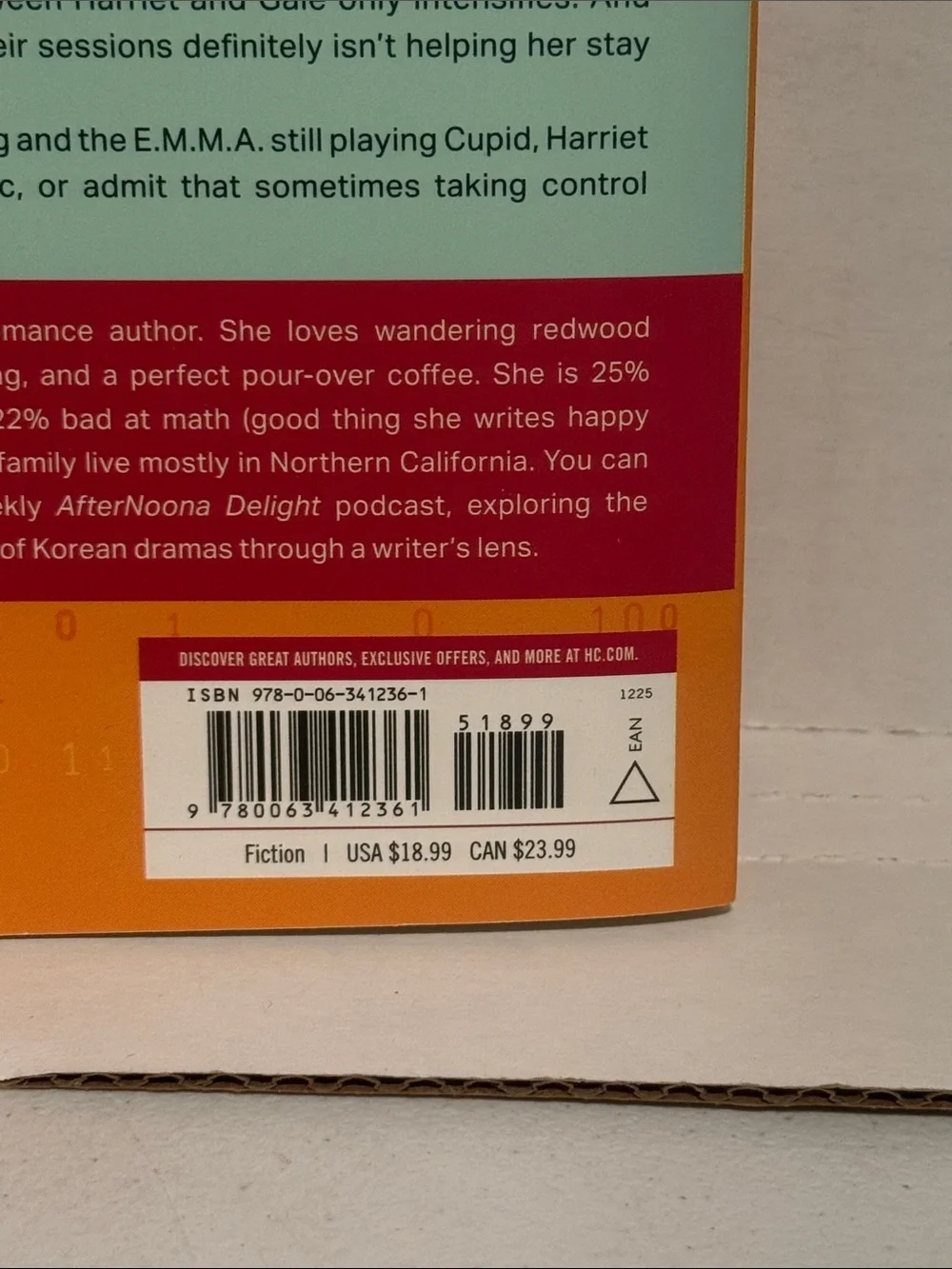 Avon Orange Paperback Novel - The E.M.M.A. Effect